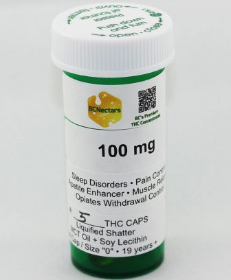 BC Nectars - Liquified Shatter THC Caps 100